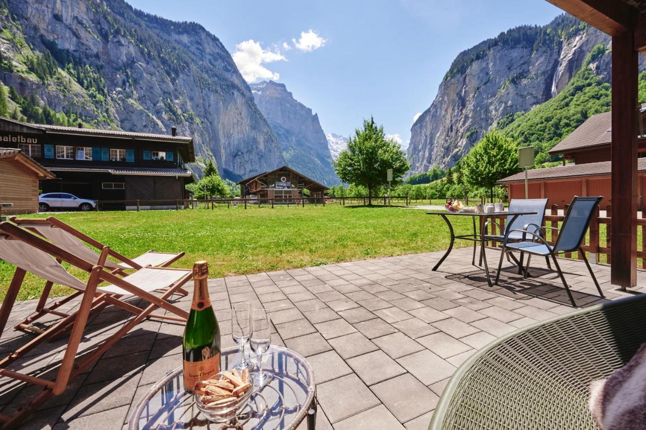 Apartment Truemmelbach, Comfortabl & Cozy, Private Terrace With Best Views 라우터브루넨 외부 사진